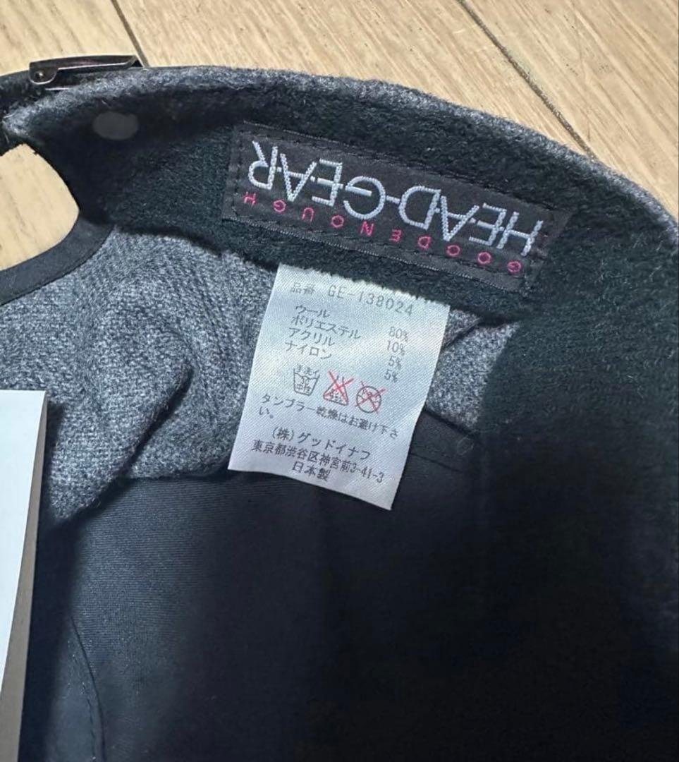 GOODENOUGH グッドイナフ フェルト GEロゴ ウール キャップ