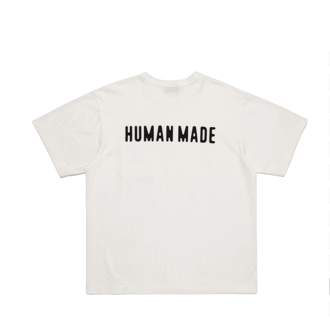 HUMAN MADE ホワイト Tシャツ 新品未開封　ショッピングバッグ付(可)