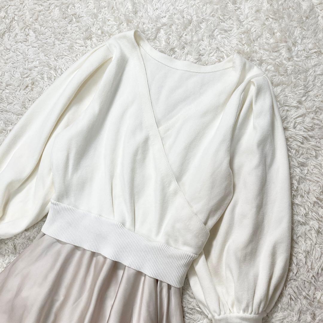 美品 CELFORD セルフォード カシュクールドッキング ワンピース 36