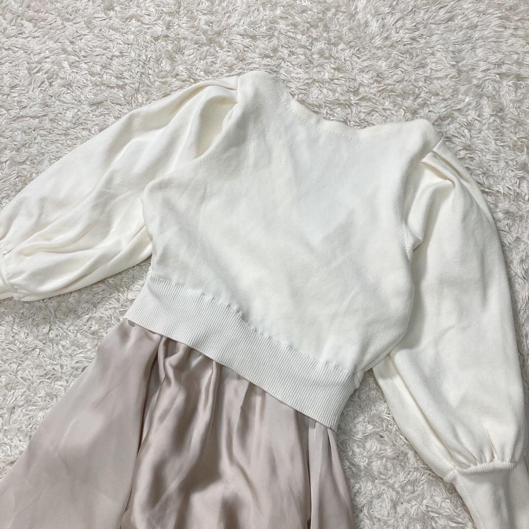 美品 CELFORD セルフォード カシュクールドッキング ワンピース 36