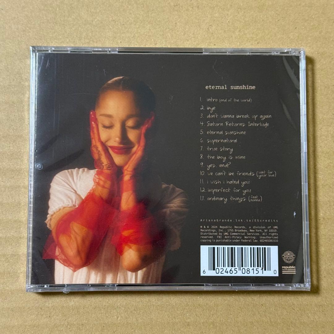 Ariana Grande eternal sunshineサイン入り