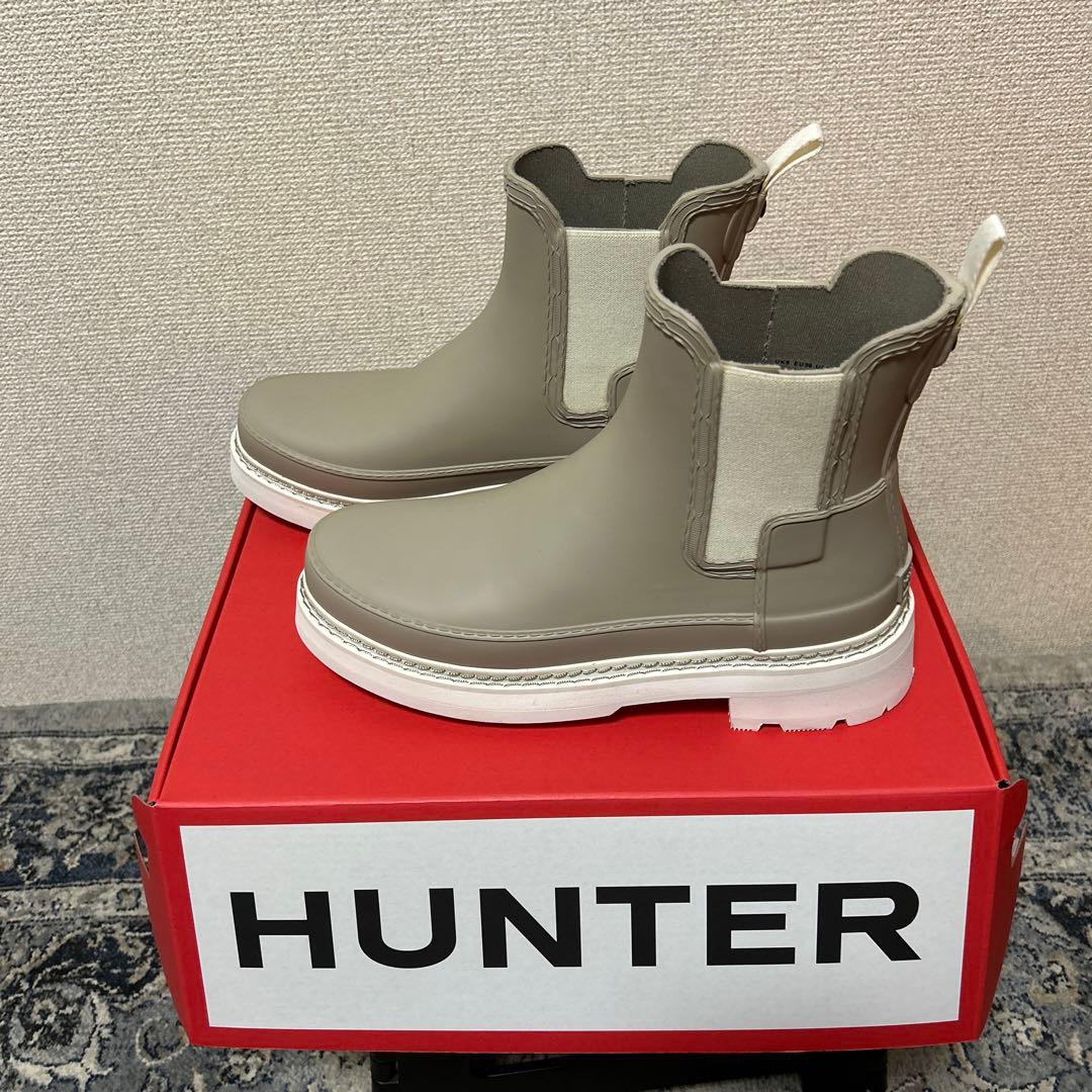 靴 HUNTER W REF STITCH DETAIL CHLSEA