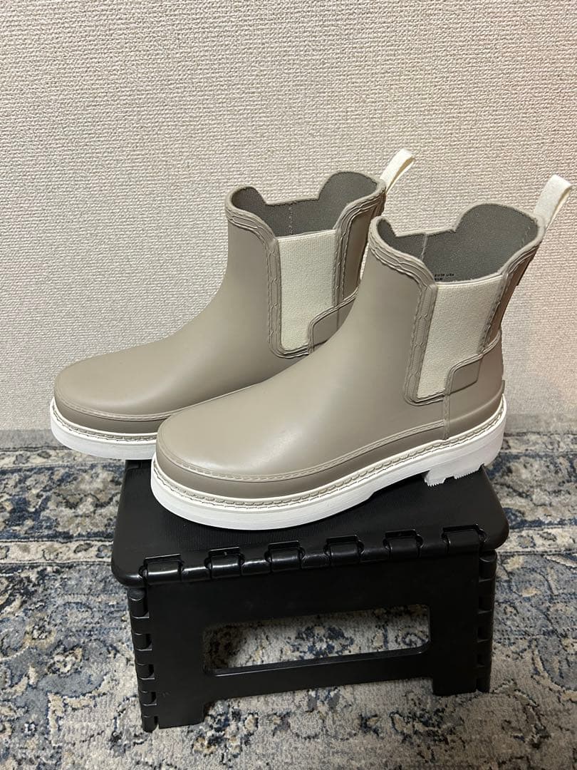 靴 HUNTER W REF STITCH DETAIL CHLSEA