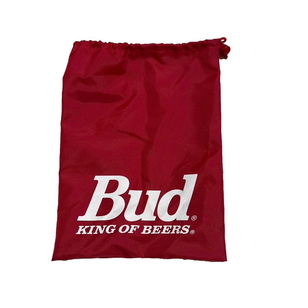 90〜00s Budweiser エナメル ショルダーバック 赤 バドワイザー