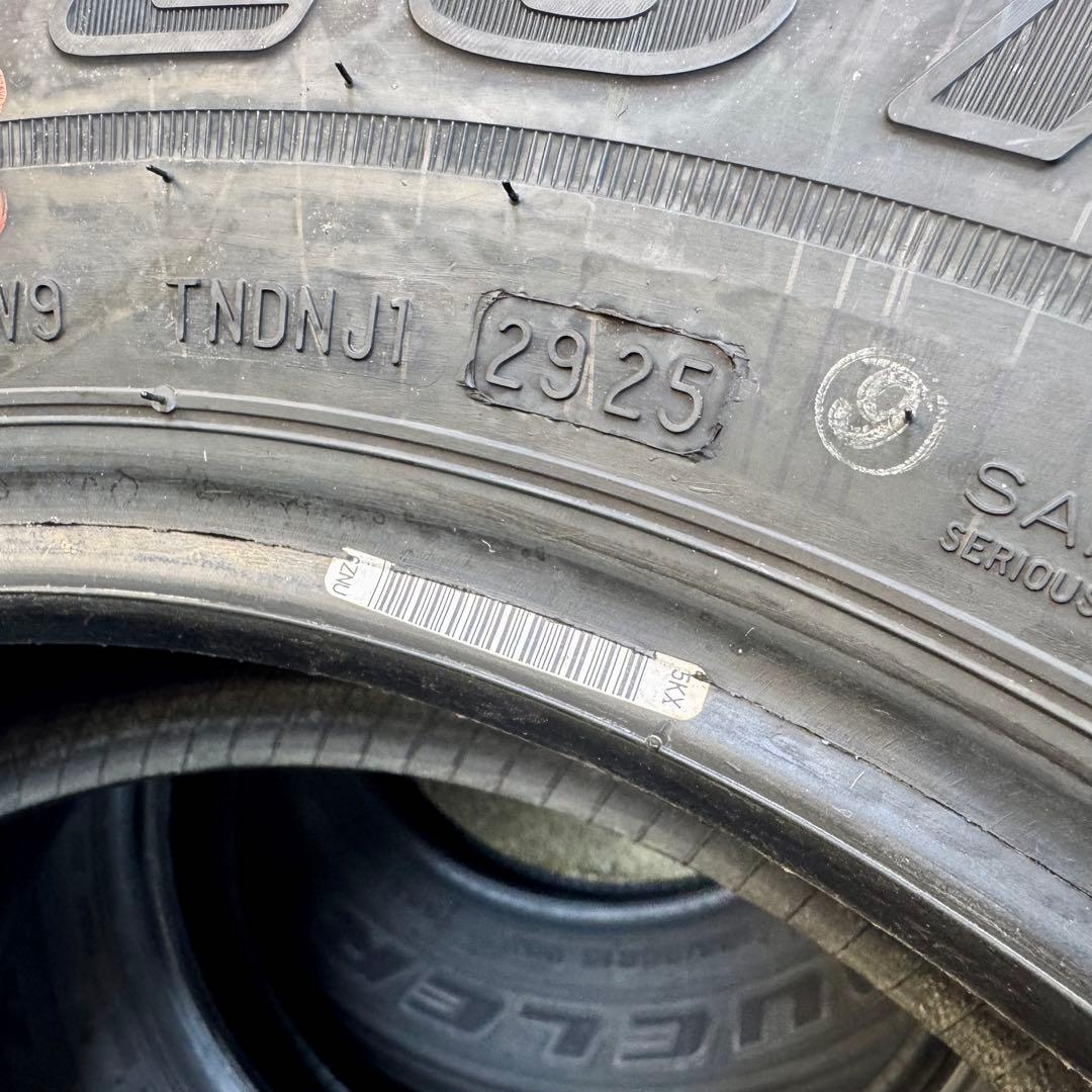 しの 新車外しブリヂストン 195/80R15タイヤ4本セット1/2①