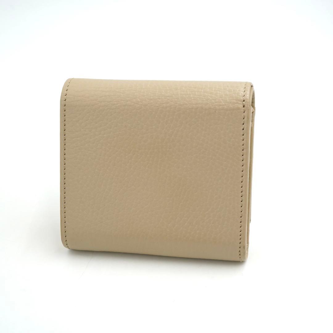 ✨未使用展示品・箱付き✨　GUCCI ミニ財布　マーモント　バイカラー　GGロゴ