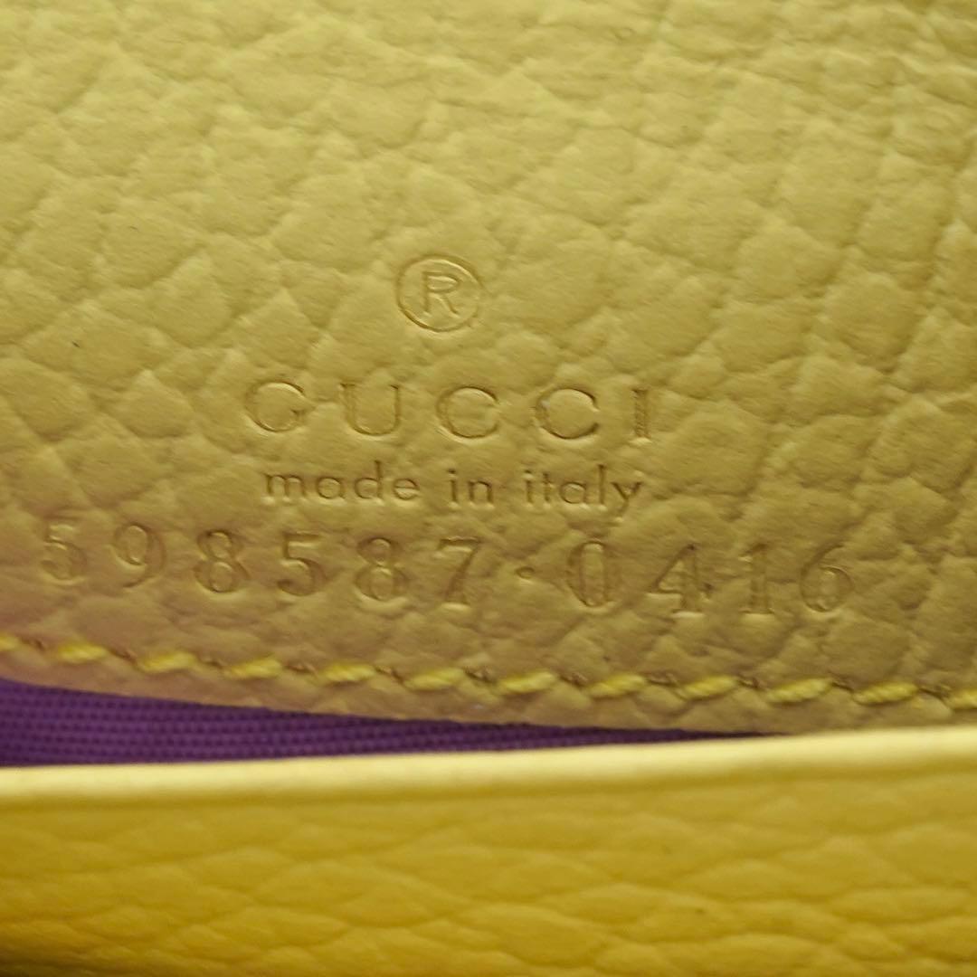 ✨未使用展示品・箱付き✨　GUCCI ミニ財布　マーモント　バイカラー　GGロゴ
