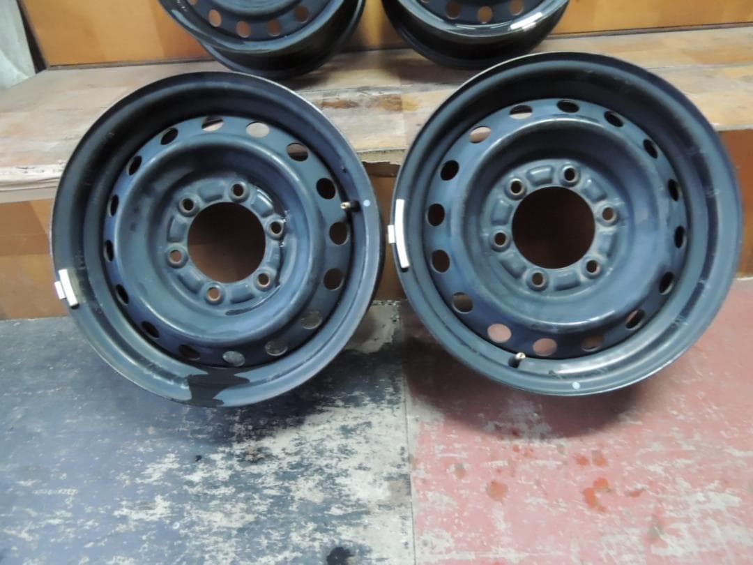 T762　15×6JJ　スチールホイール　4本　ハイエース　PCD139.7