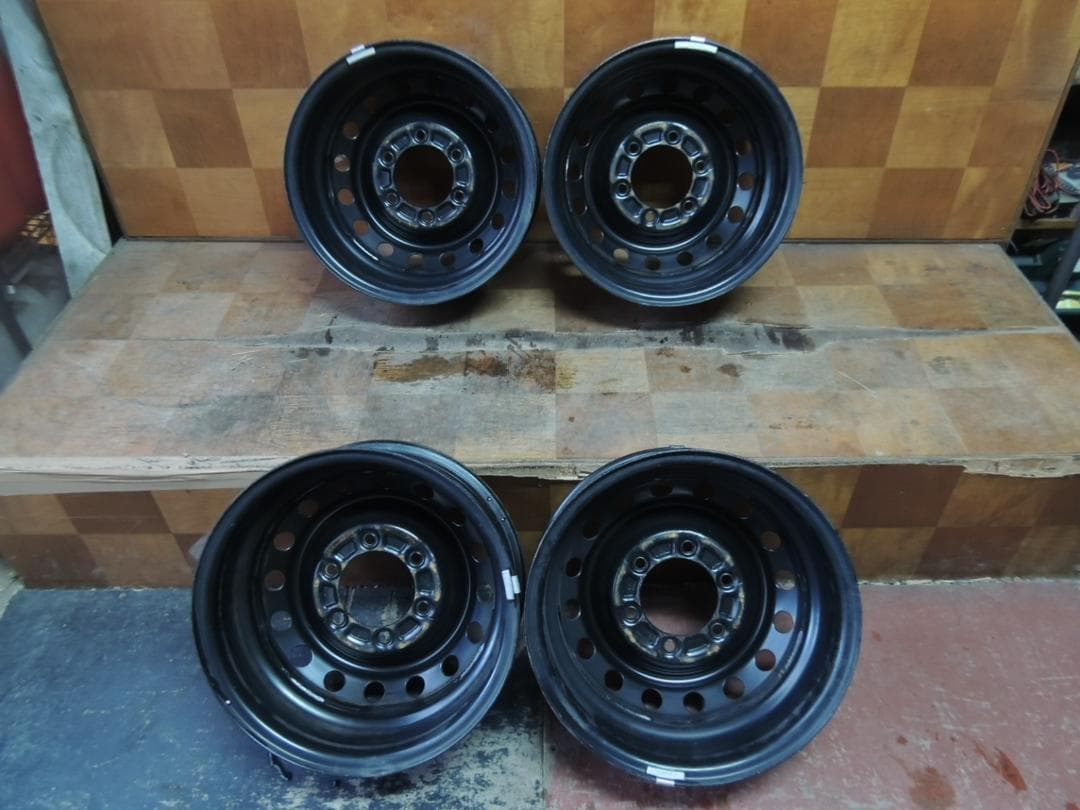 T762　15×6JJ　スチールホイール　4本　ハイエース　PCD139.7