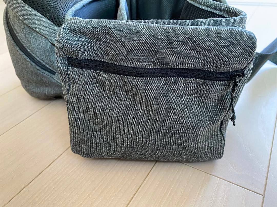 POLBAN ADVANCE ヒップシート グレー　シングルショルダー付