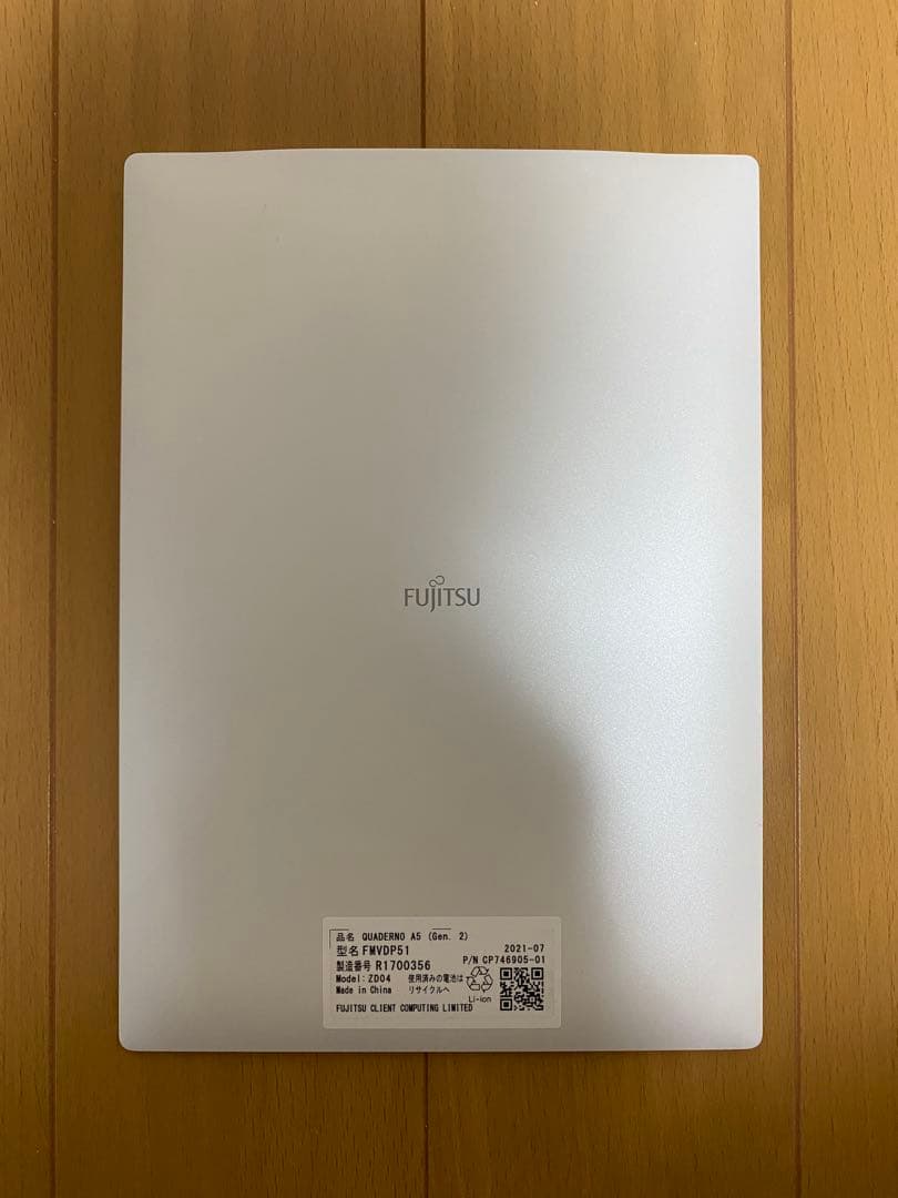 富士通　QUADERNO A5（Gen.2） FMVDP51