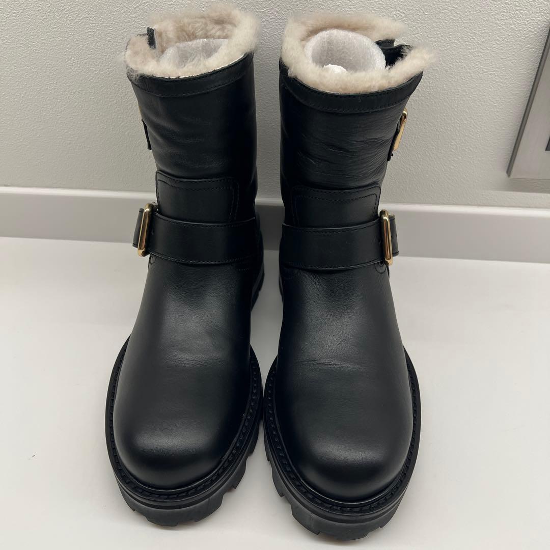 ジミーチュウ　JIMMY CHOO YOUTH II バイカーブーツ　36