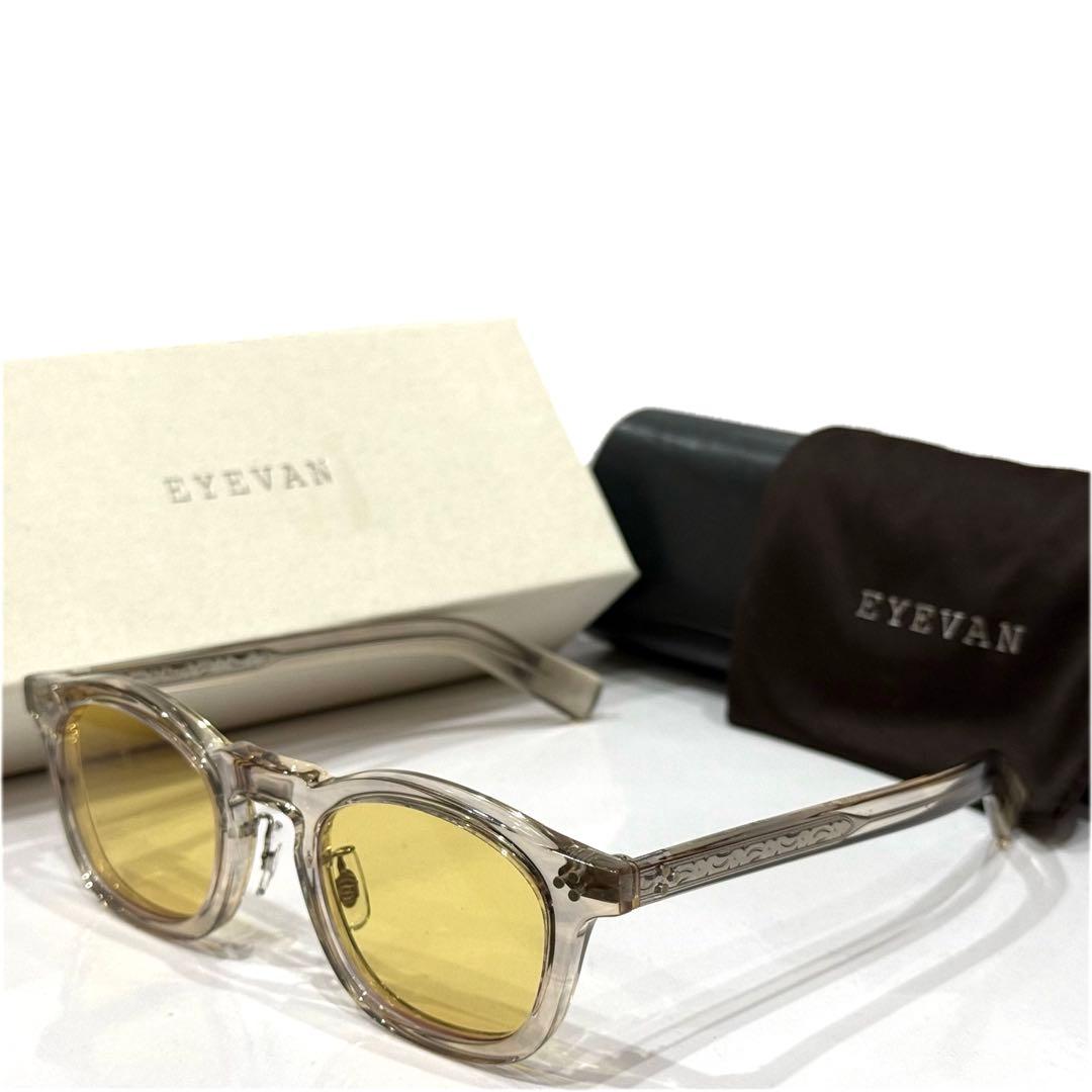 【極美品】正規品 EYEVAN Sadle-CP 47 ライトイエローレンズ