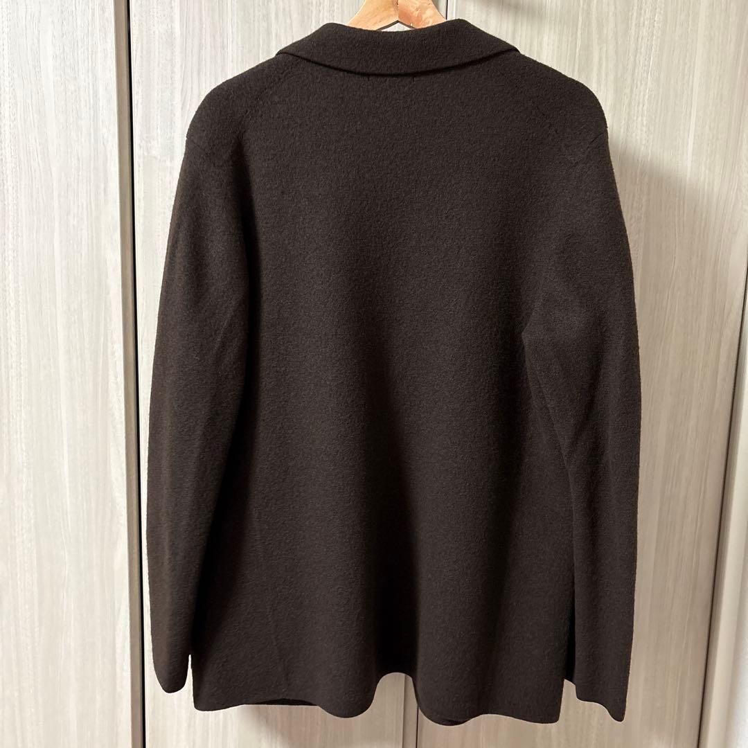 UNIQLOC ユニクロ　ニットジャケット ダークブラウン