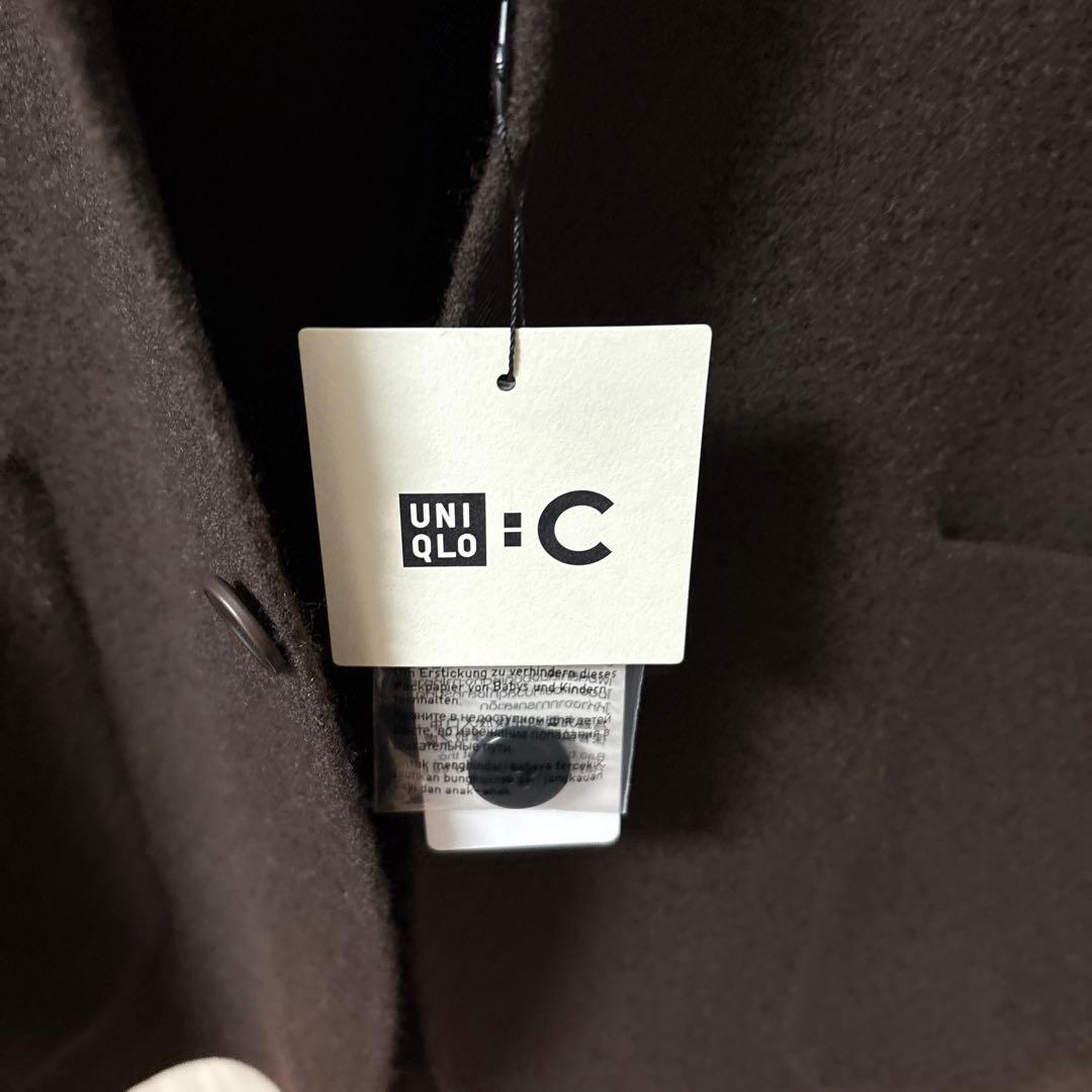 UNIQLOC ユニクロ　ニットジャケット ダークブラウン
