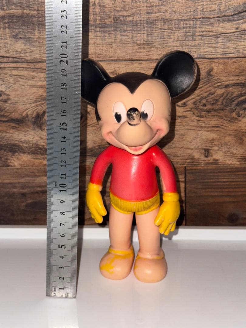 サンラバー ラバードール ディズニー ヴィンテージ ミッキーマウス ソフビ 小