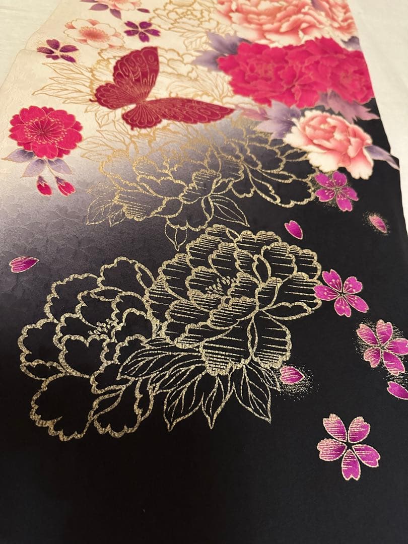 美翼　振袖　長襦袢　袋帯　3点
