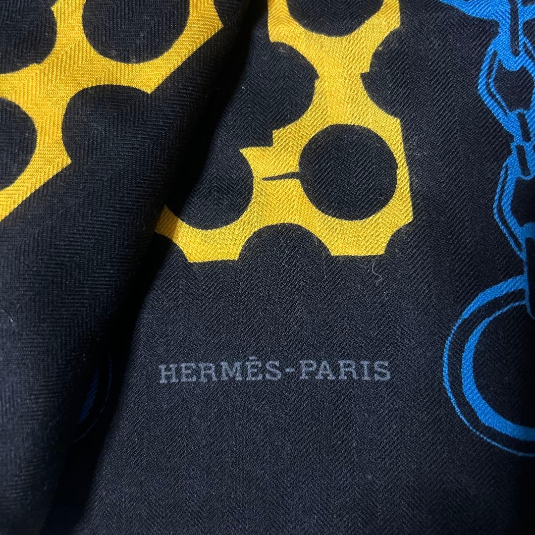 HERMÉS チェーンモチーフ　大判ストール