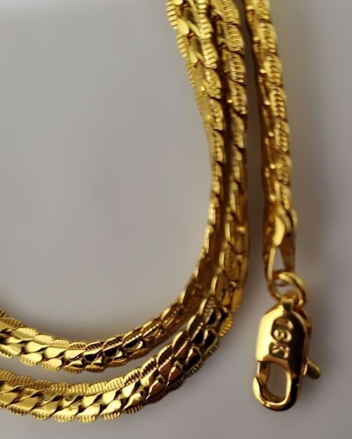 a*d様 『ヴィンテージ 18K(刻印有り)ゴールドネックレス・骨董品( 約23