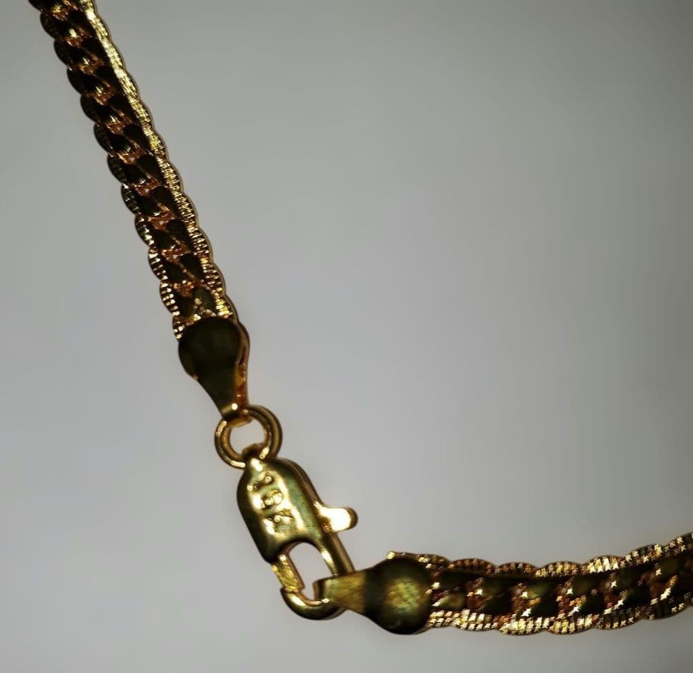 a*d様 『ヴィンテージ 18K(刻印有り)ゴールドネックレス・骨董品( 約23