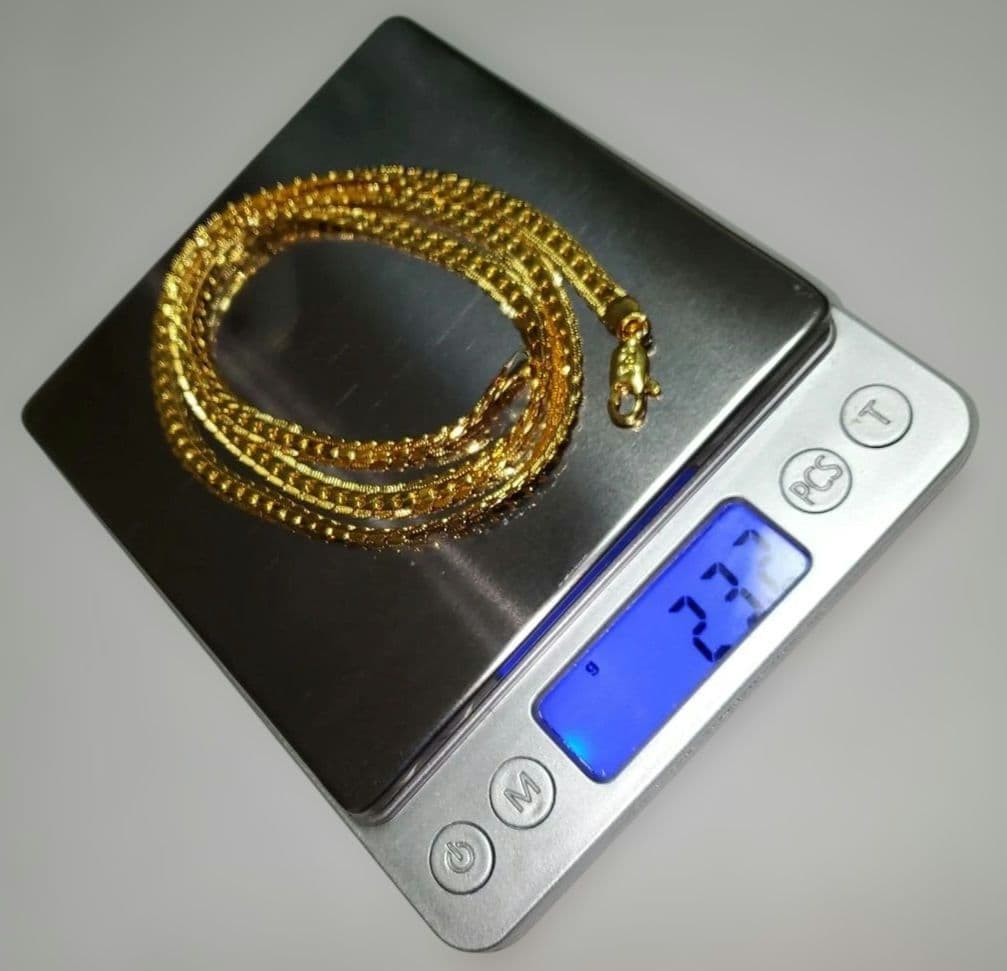 a*d様 『ヴィンテージ 18K(刻印有り)ゴールドネックレス・骨董品( 約23