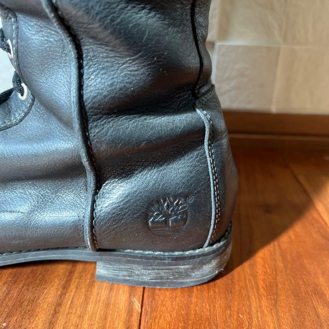 Timberland レースアップ ロングブーツ　黒