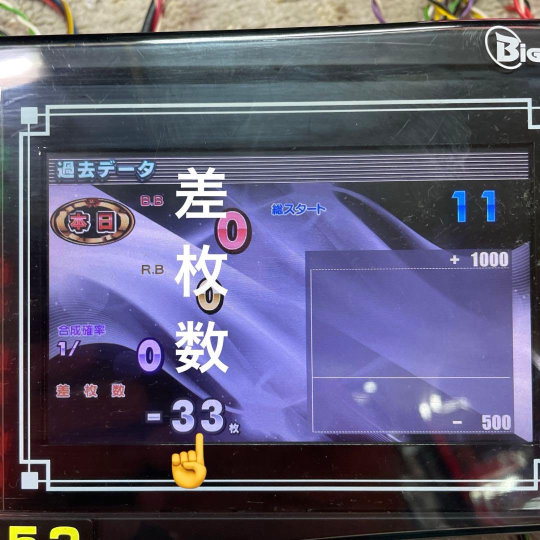 送料込みone Aビッグウォーズ5インチ液晶差枚数スランプ搭載家庭用電源付