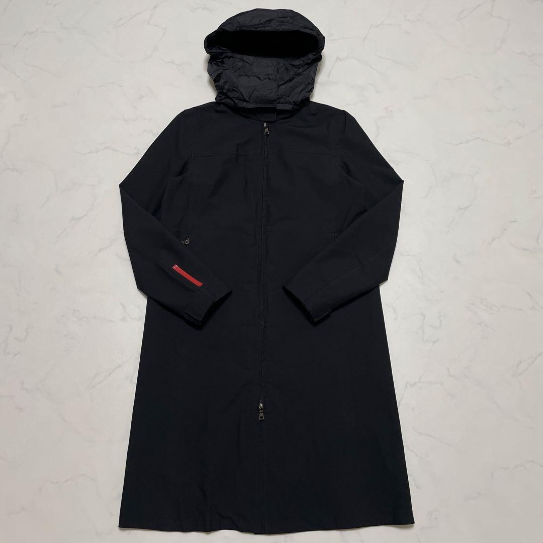 PRADA ナイロン コート ジャケット ゴアテックス ブラック Mサイズ