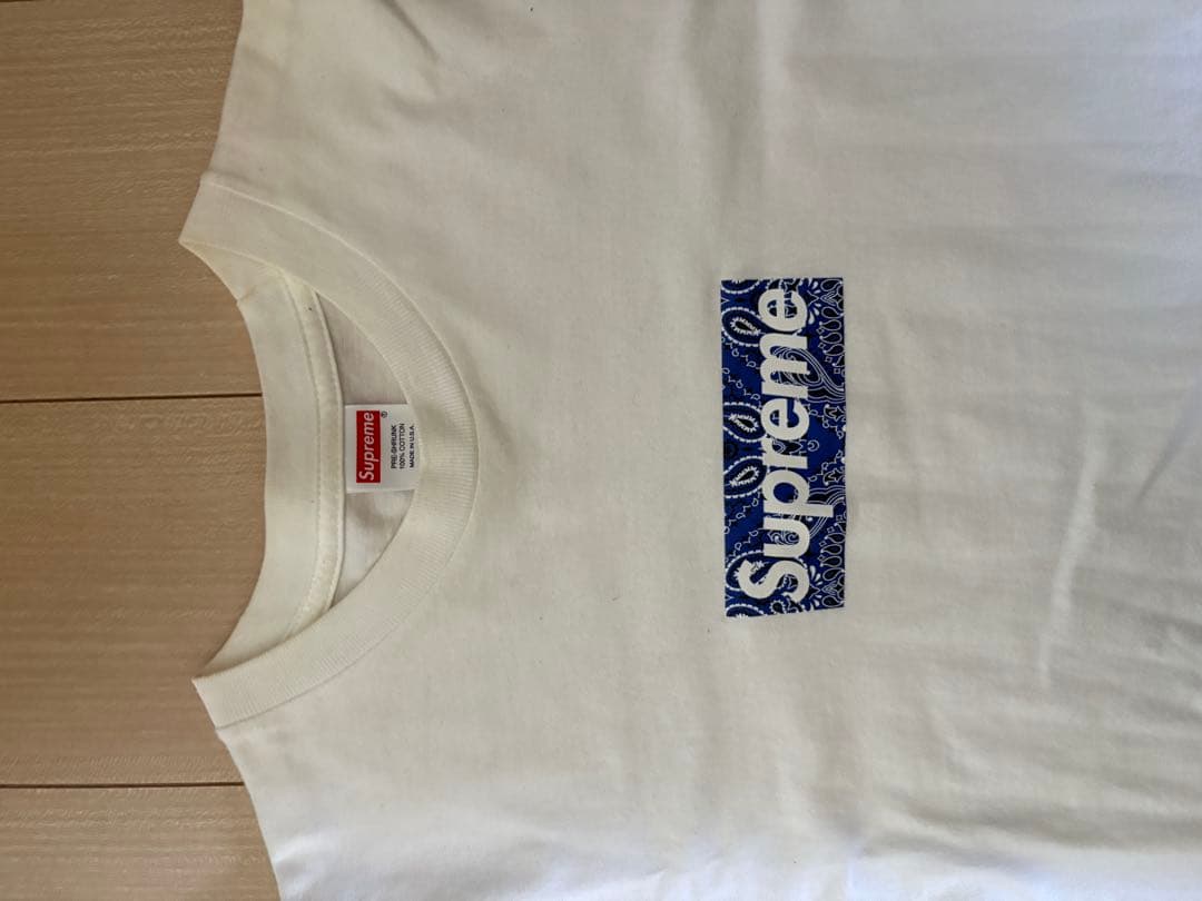 Supreme bandana box logo tee Lサイズ 美品