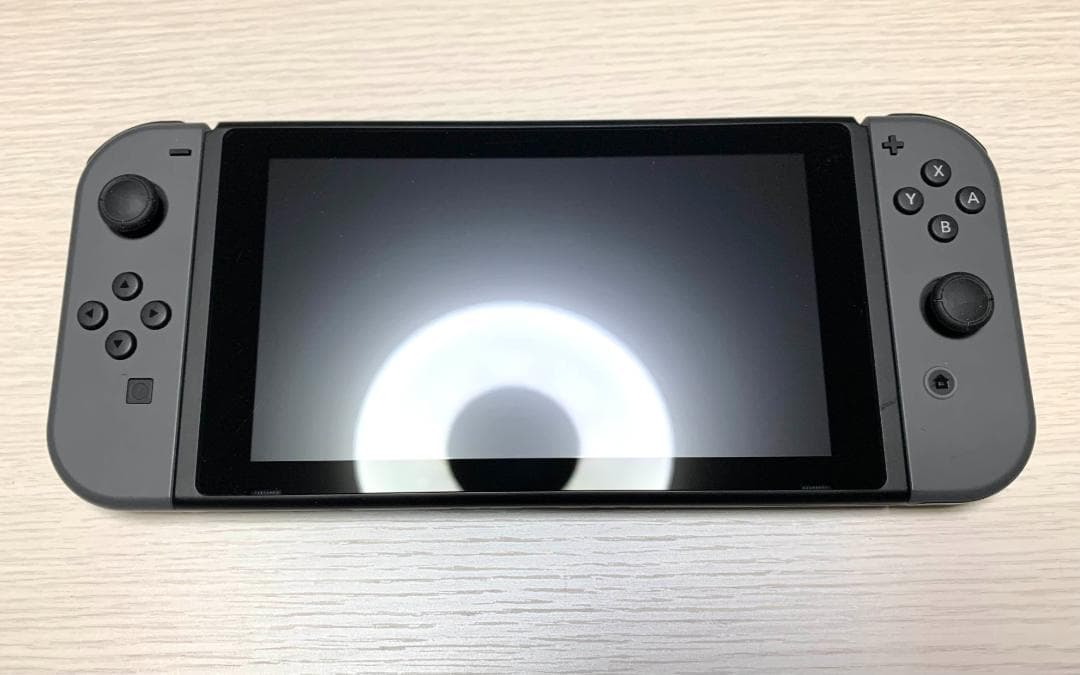 Nintendo Switch グレー本体(バッテリー強化版)　SDカード付き