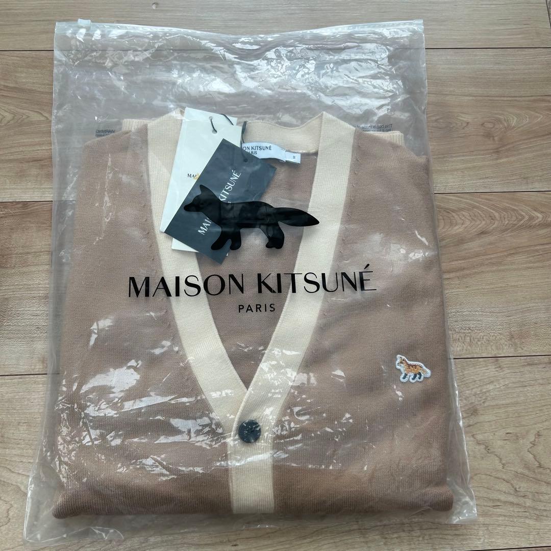 新品★MAISON KITSUNE★メゾン キツネ バイカラー カーディガンM