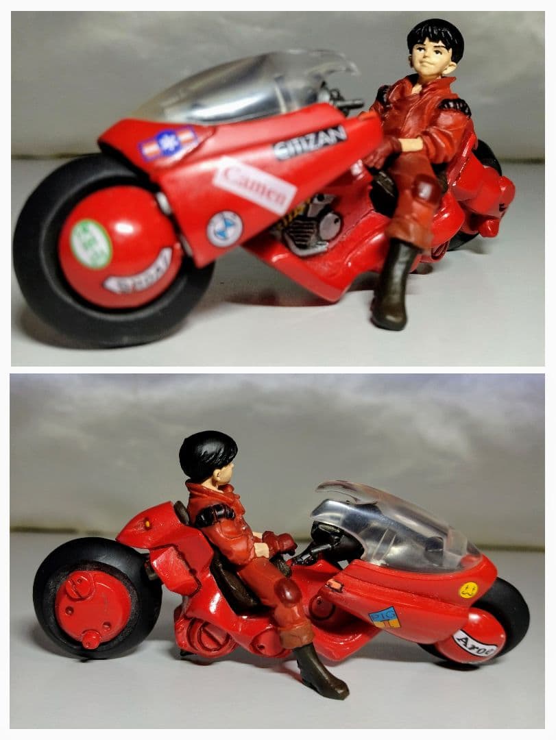 状態❌❌❌　中古本　AKIRA　1〜5巻・金田のバイクフィギュア