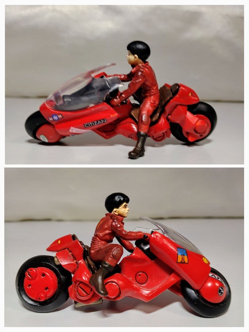 状態❌❌❌　中古本　AKIRA　1〜5巻・金田のバイクフィギュア