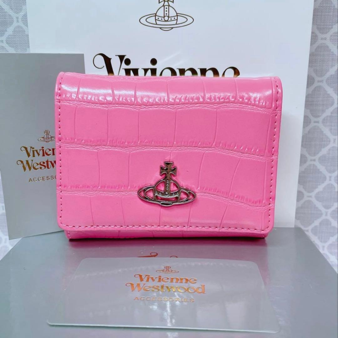 【内側柄も素敵☆最新作】Vivienne Westwood 三つ折財布