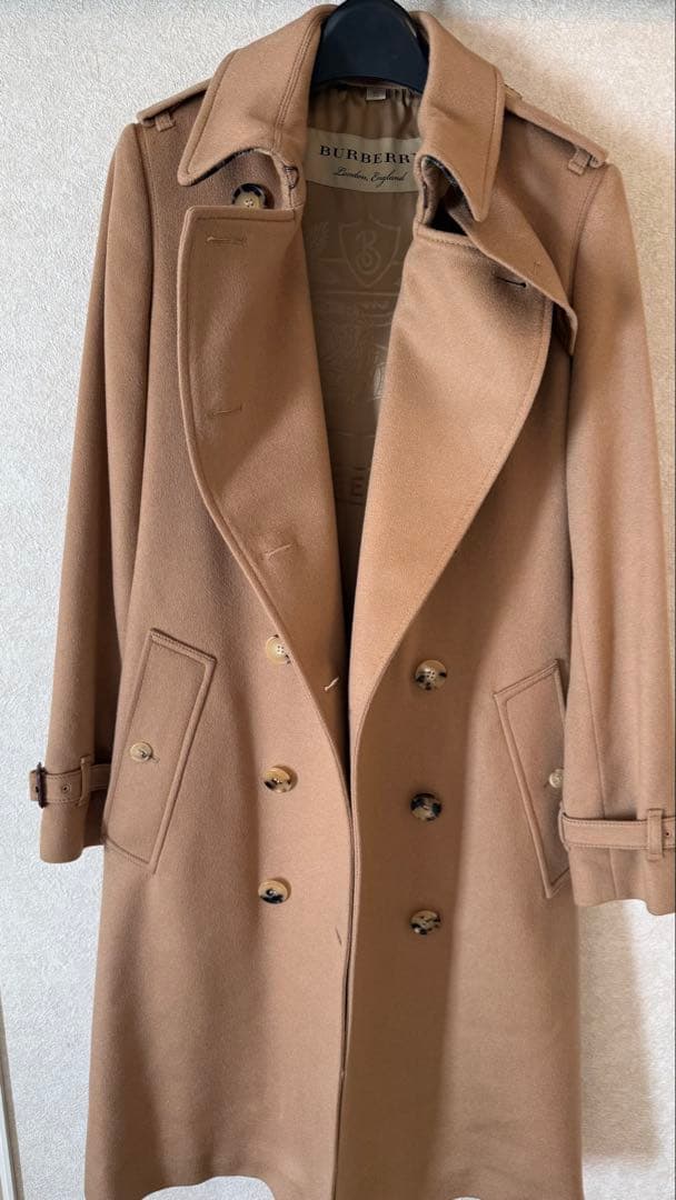 正規品　試着のみ　バーバリー　ロングカシミヤ　コート