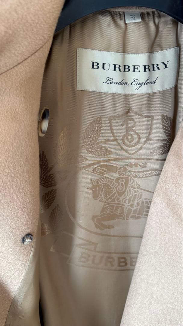 正規品　試着のみ　バーバリー　ロングカシミヤ　コート