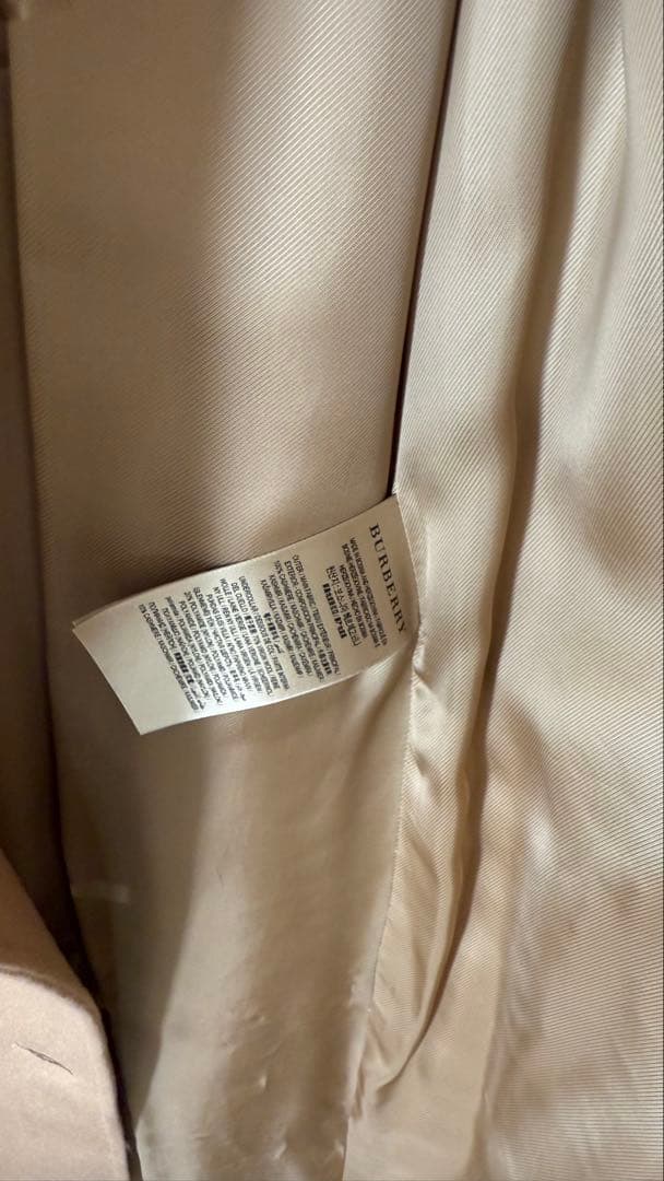 正規品　試着のみ　バーバリー　ロングカシミヤ　コート