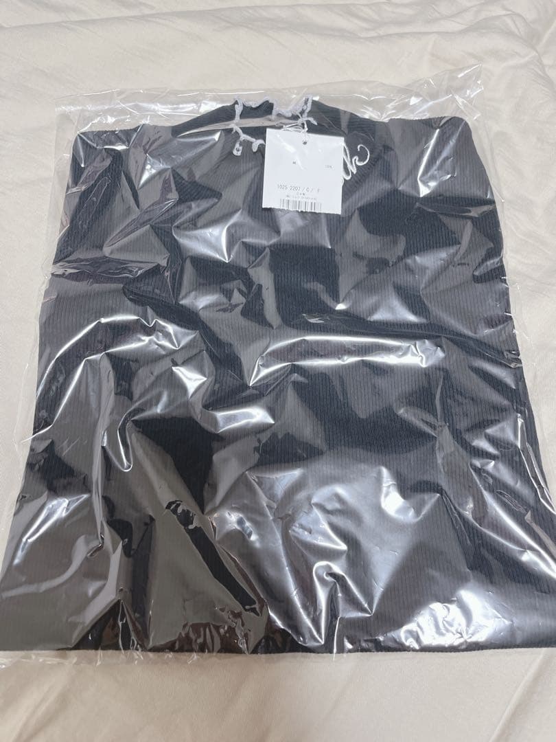 MILK ミルク ロゴハイネック Tシャツ ブラック