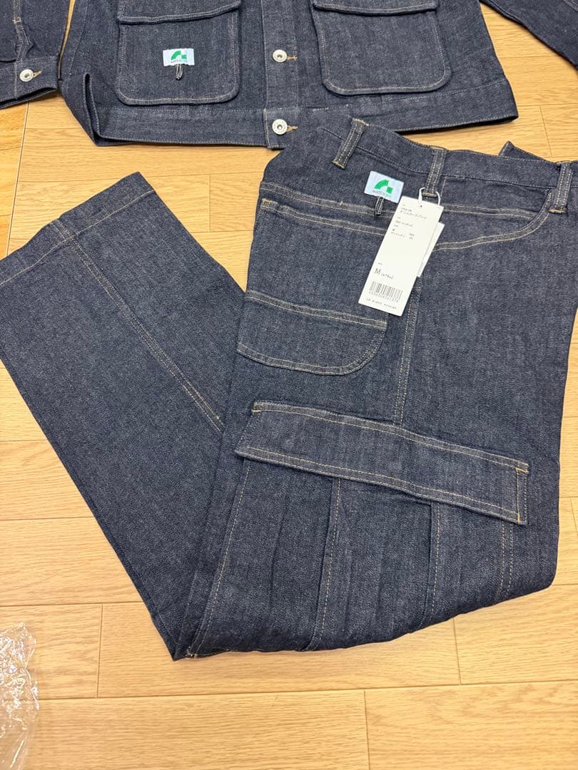 桑和　beams design デニム　セットアップ　サイズM