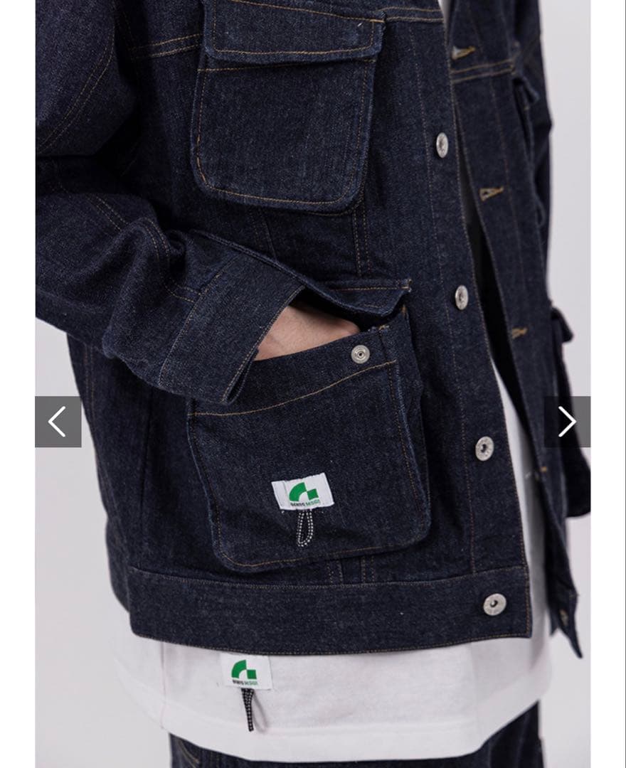 桑和　beams design デニム　セットアップ　サイズM