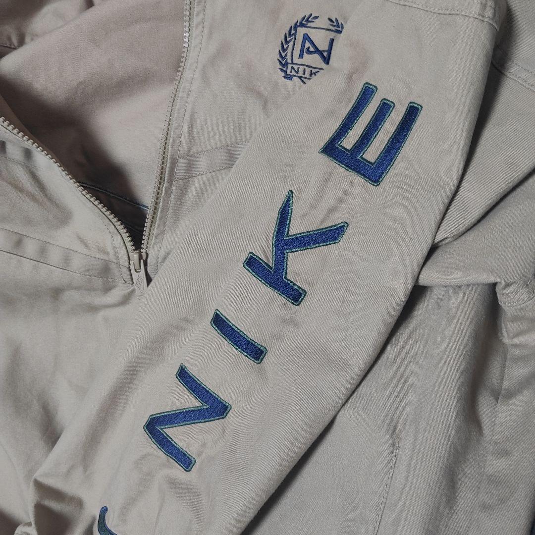 NIKE ハーフジップジャケット L ベージュ
