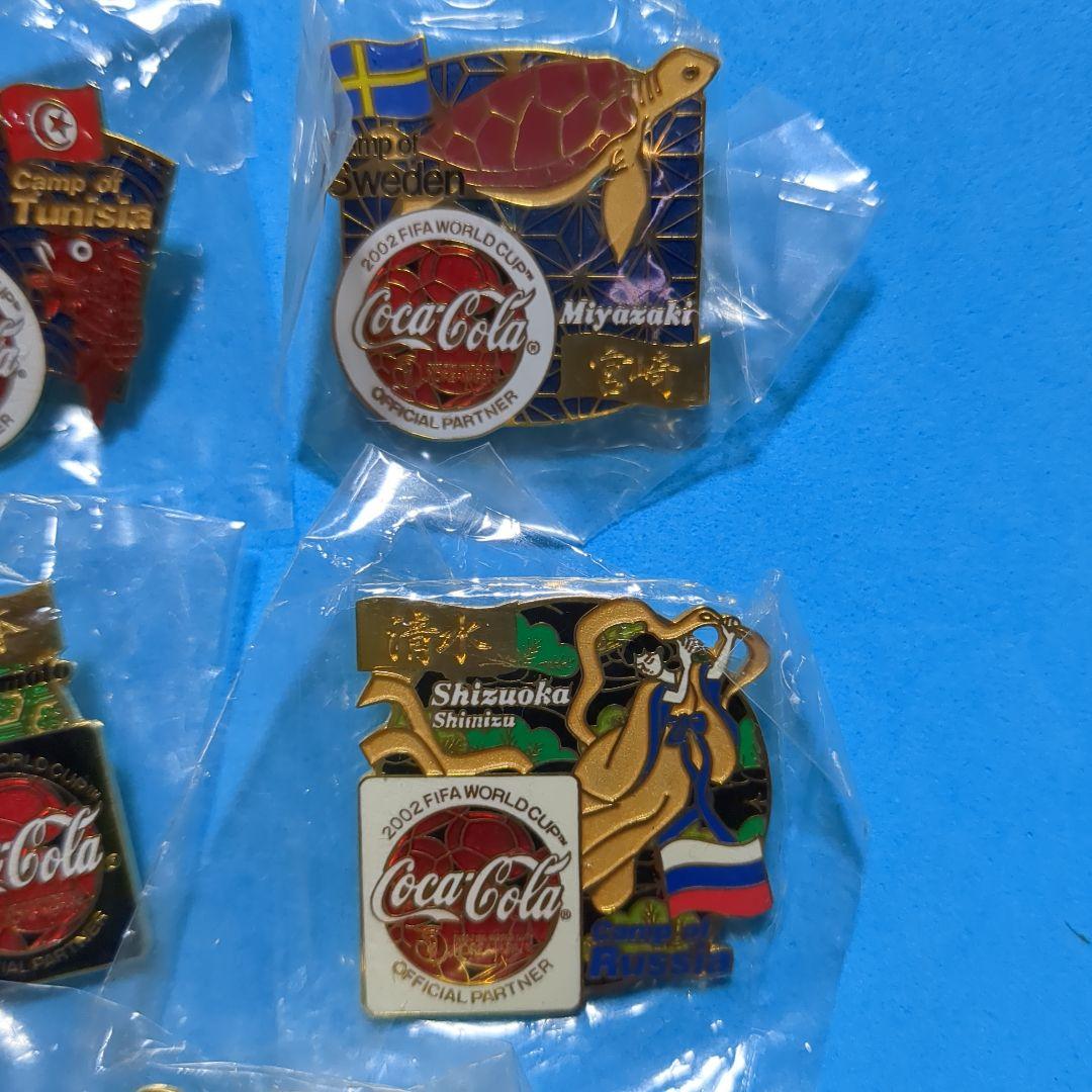 2002年ワールドカップ　コカ・コーラのキャンプ地ピンバッジ