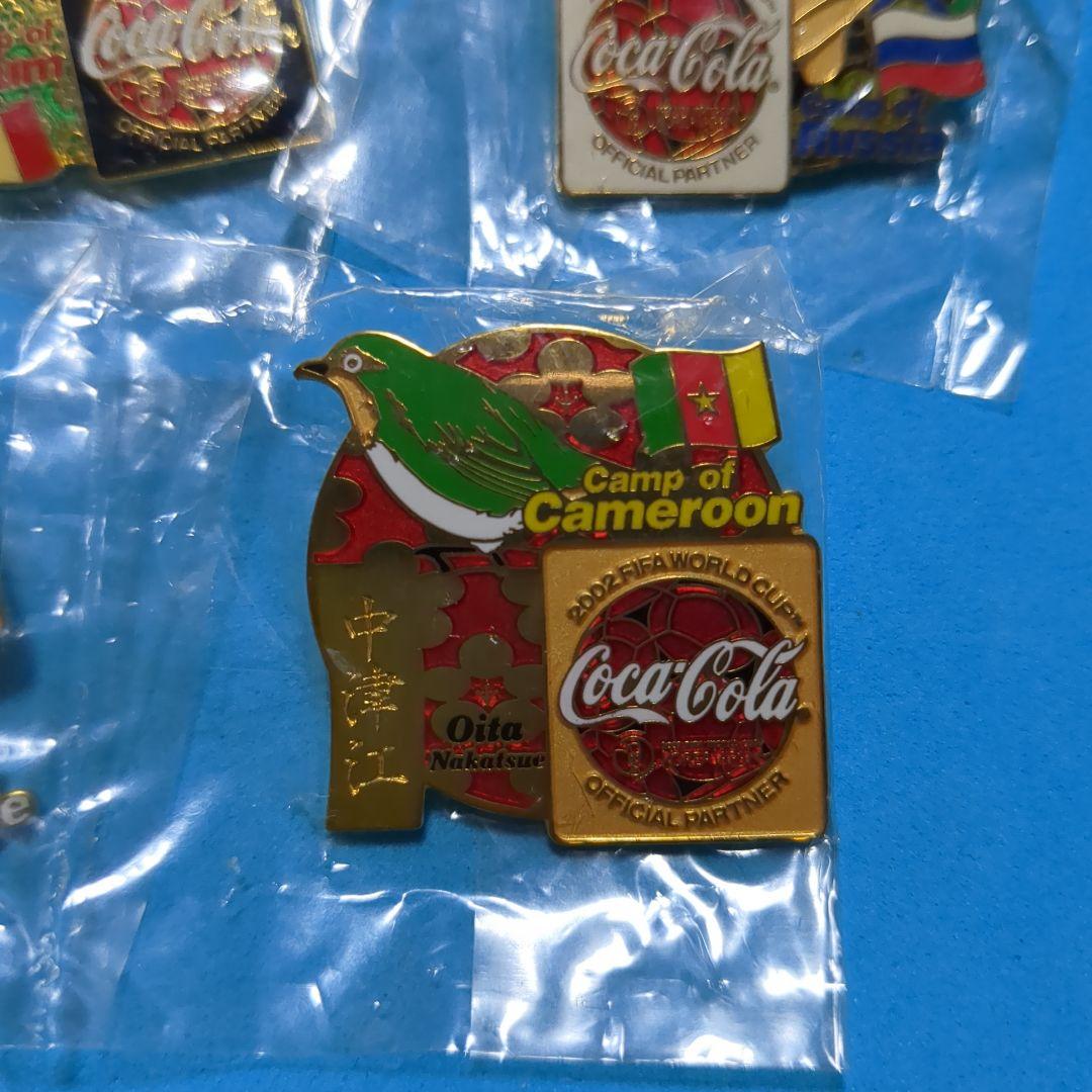 2002年ワールドカップ　コカ・コーラのキャンプ地ピンバッジ