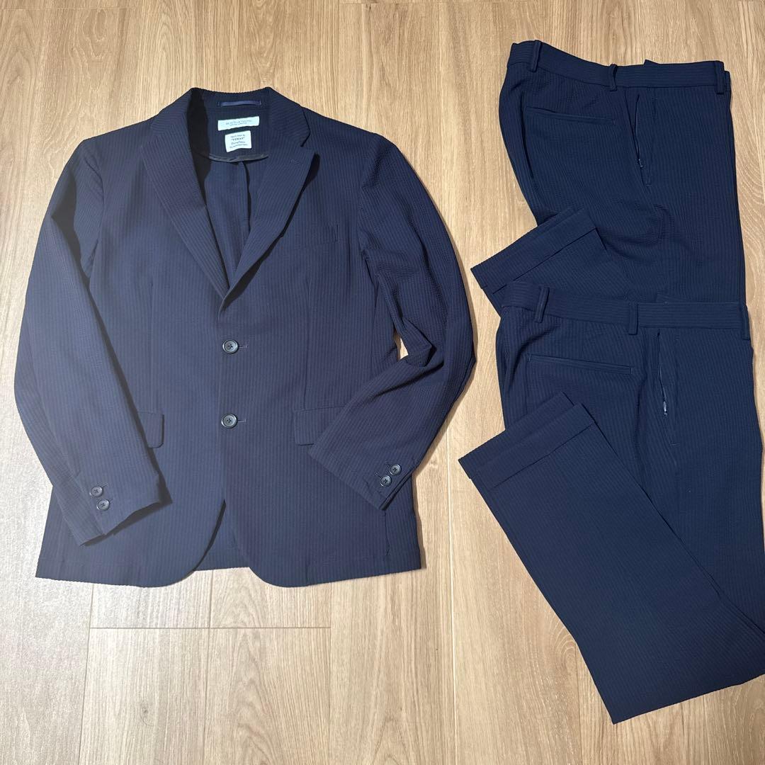 【美品】BEAUTY&YOUTH BY ”TORAY” シアサッカーセットアップ
