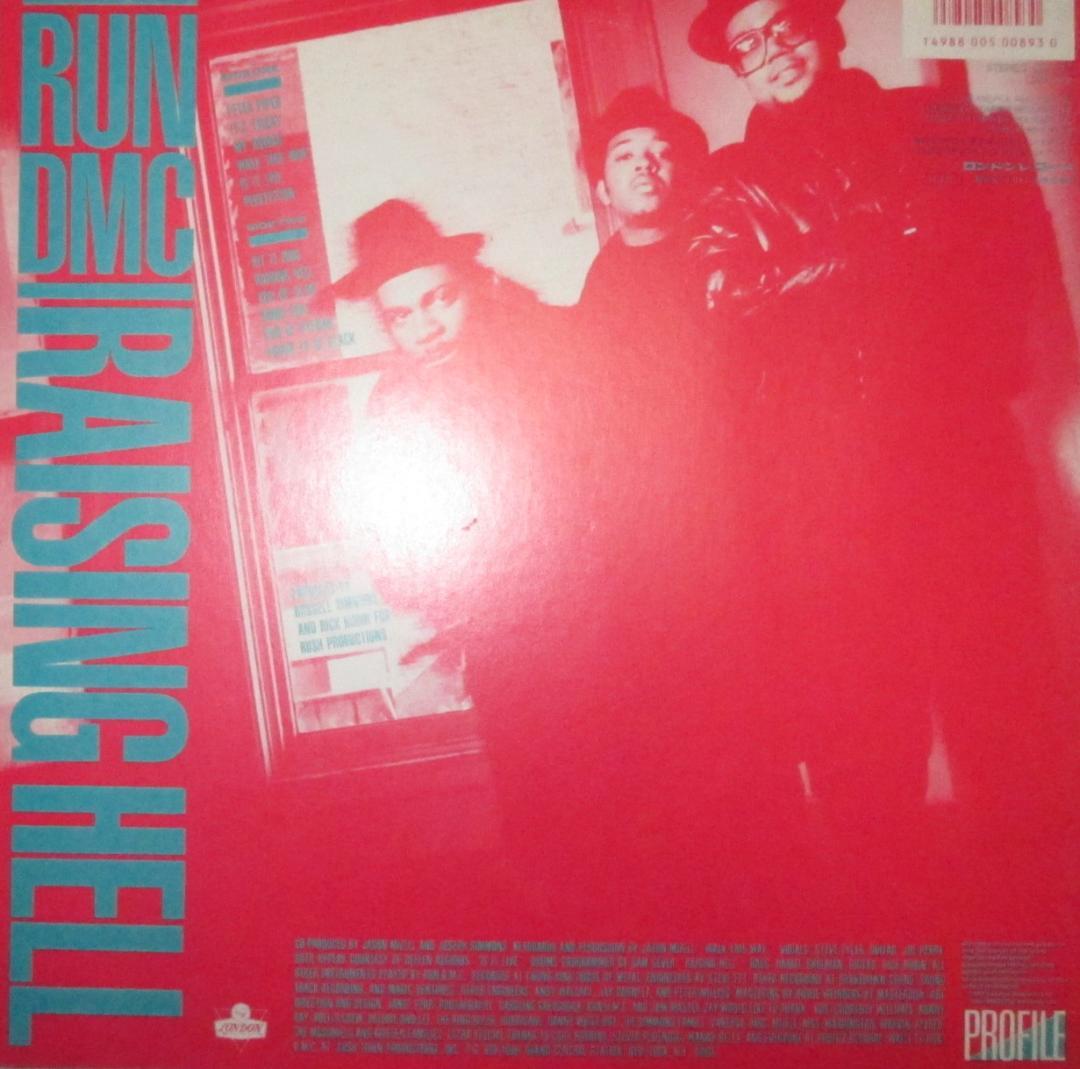 RUN D.M.C. 　Raising Hell　レコード　国内盤　ヒップホップ