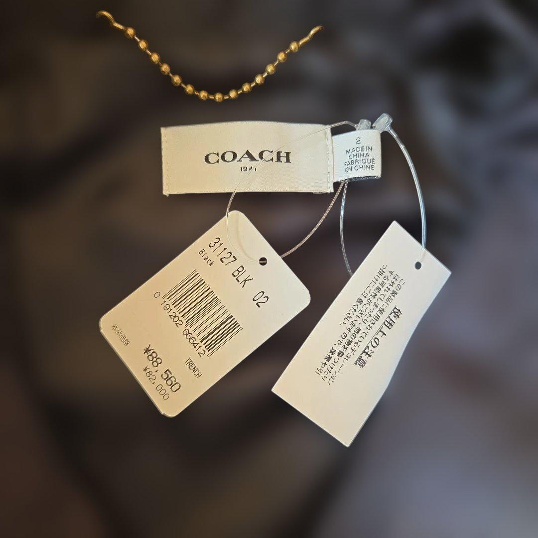 COACH　黒トレンチコート