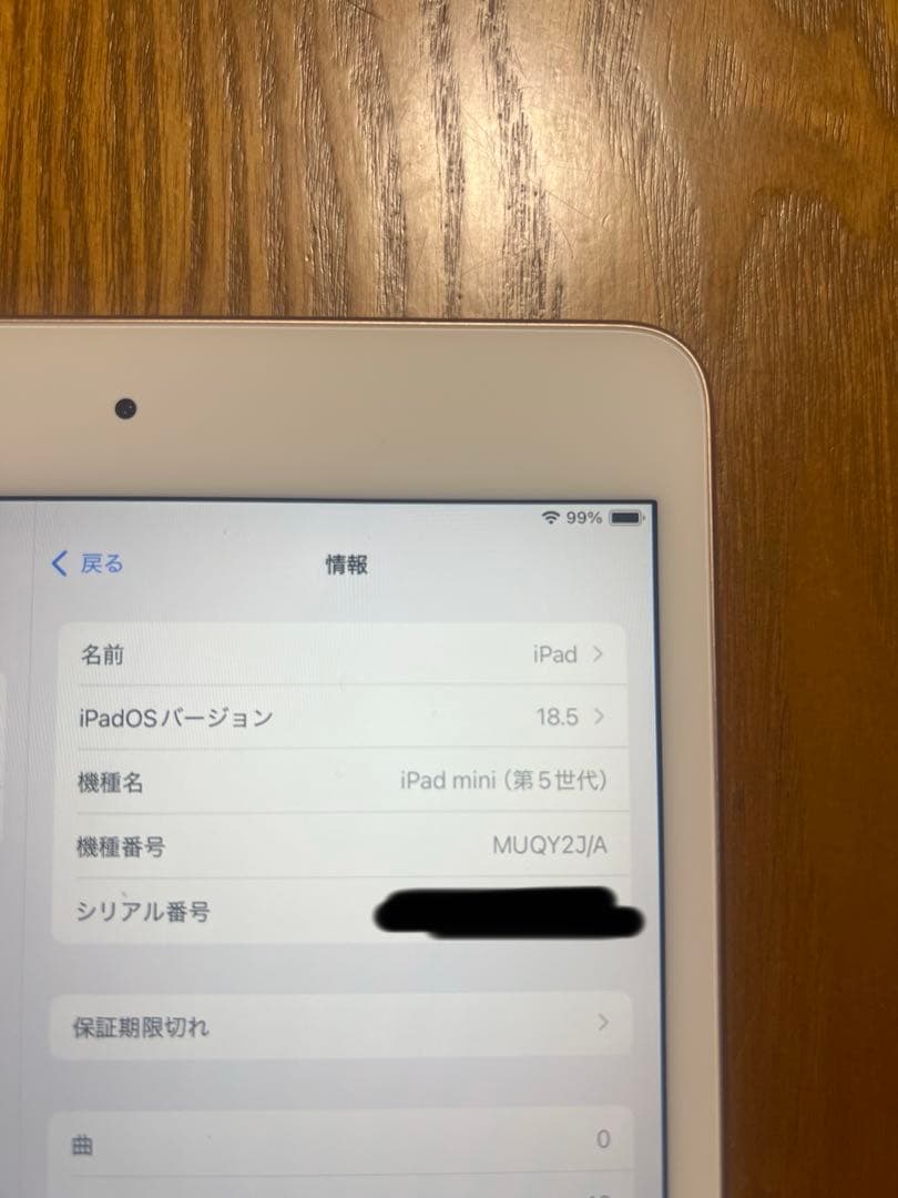 iPad mini 第5世代 64GB Wi-Fiモデル ゴールド