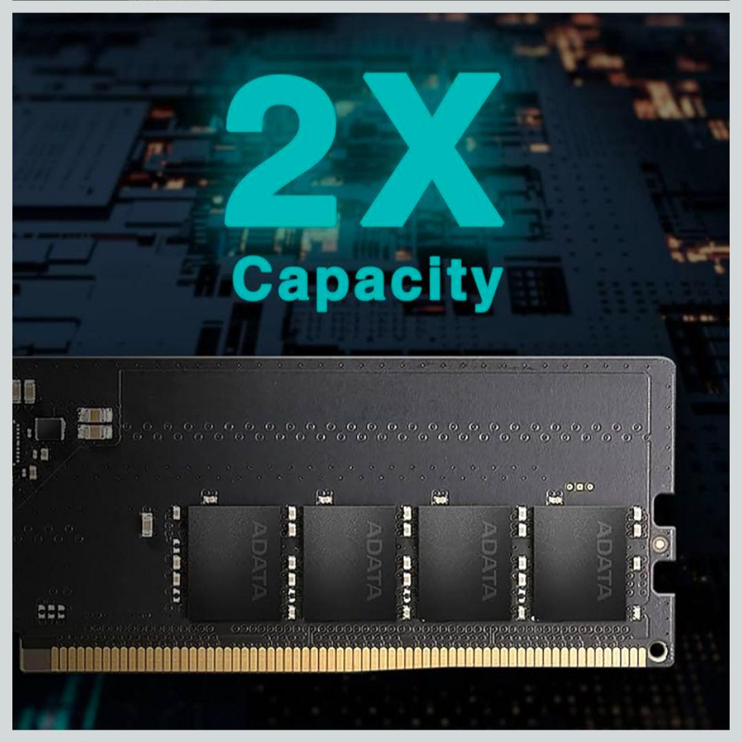 新品未開封 エイデータ PCメモリ DDR5 4800MHz 8GBx2枚 A