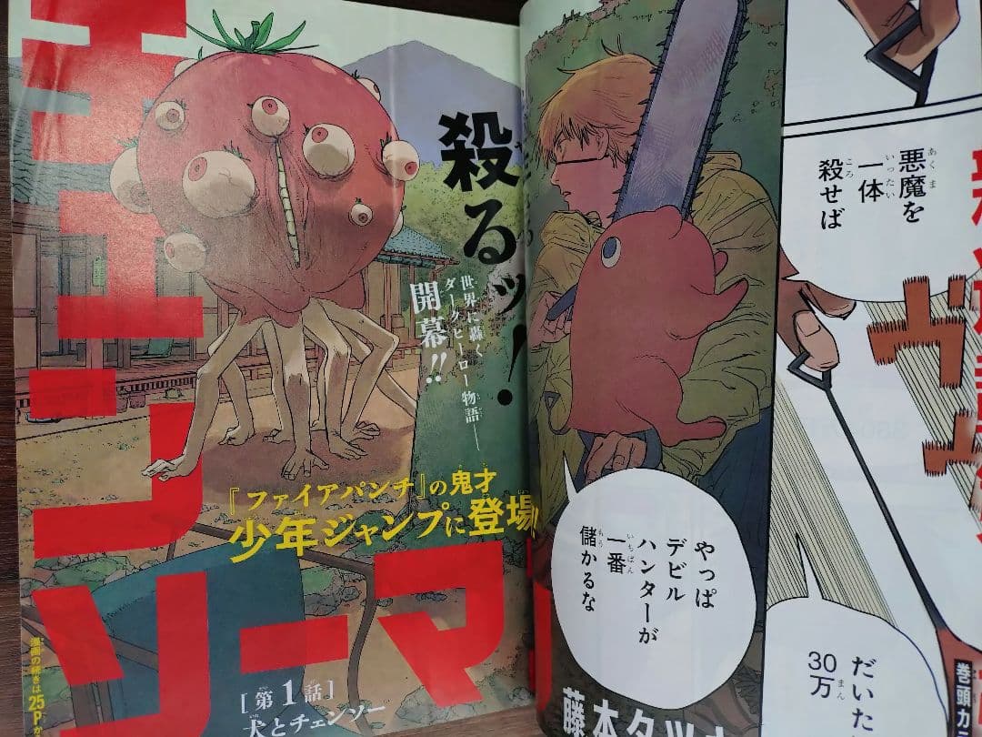 【週刊少年ジャンプ2019年1号】新連載　チェンソーマン c