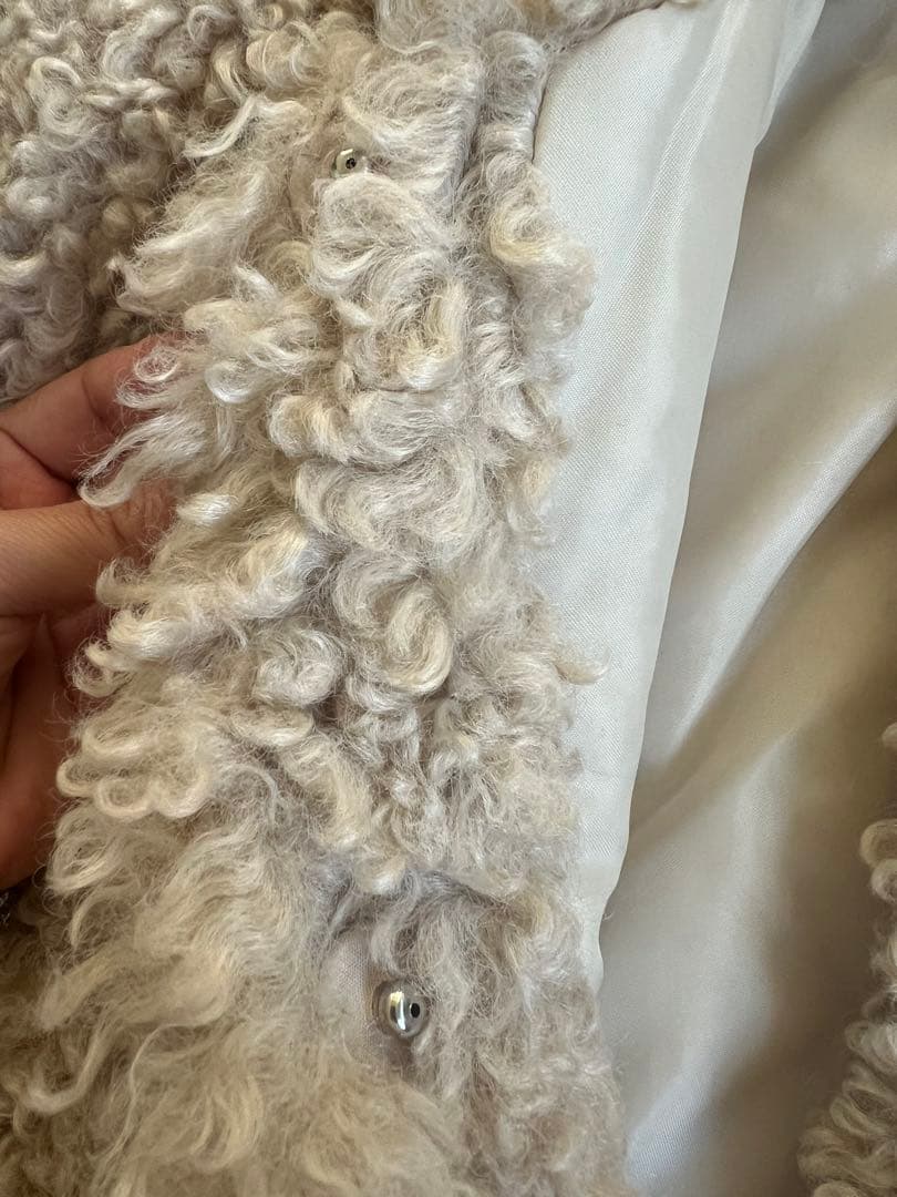 【お値下げ不可です】Pamie CURL FUR COAT S